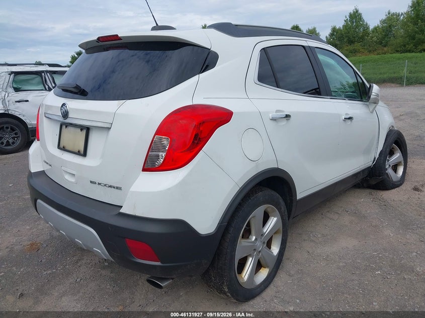 Vin: kl4cjbsb9gb547040, lot: 46631660, buick encore convenience 20164