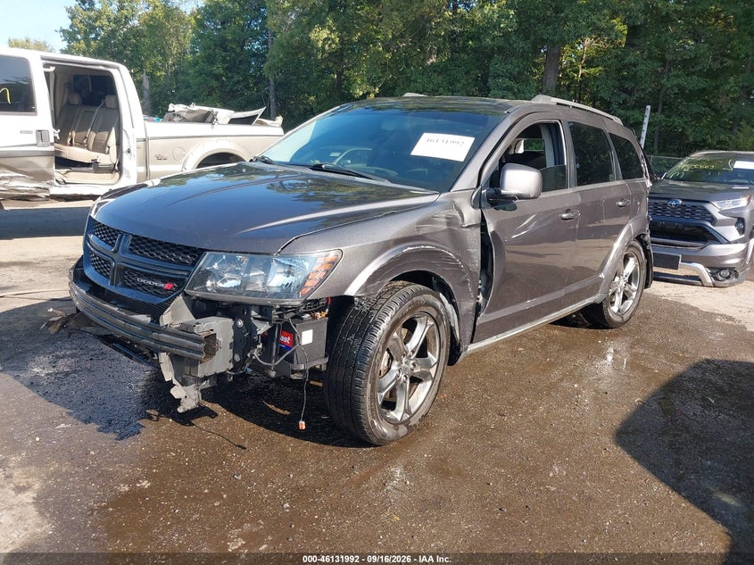 Vin: 3c4pddgg8ft740355, lot: 46631726, dodge journey crossroad 20152