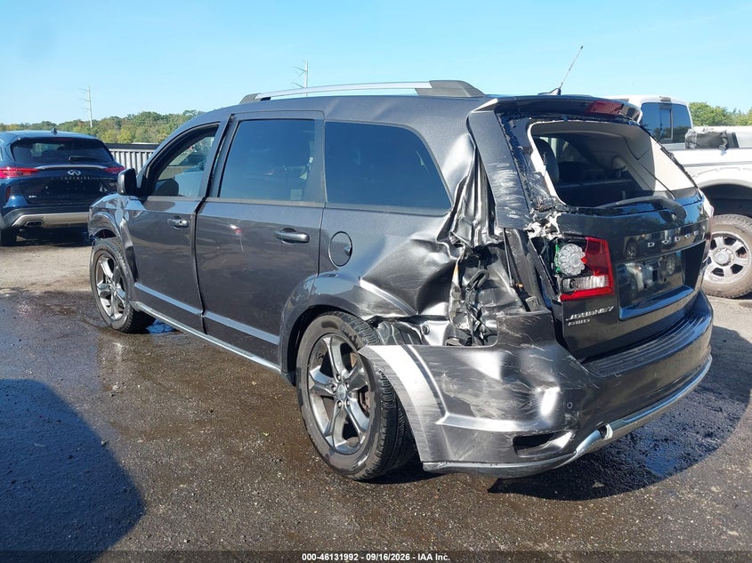Vin: 3c4pddgg8ft740355, lot: 46631726, dodge journey crossroad 20153