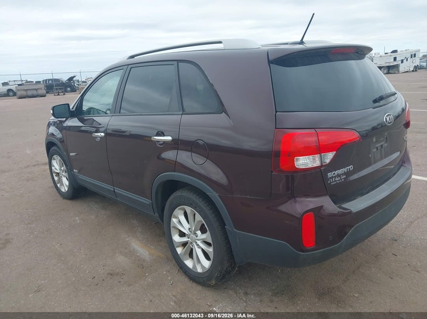 Vin: 5xykuda76eg511228, lot: 46631776, kia sorento ex v6 20143