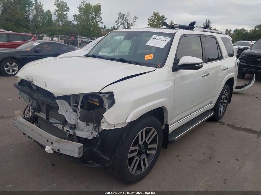 Vin: jtebu5jr1l5753725, lot: 46631844, toyota 4runner limited 20202