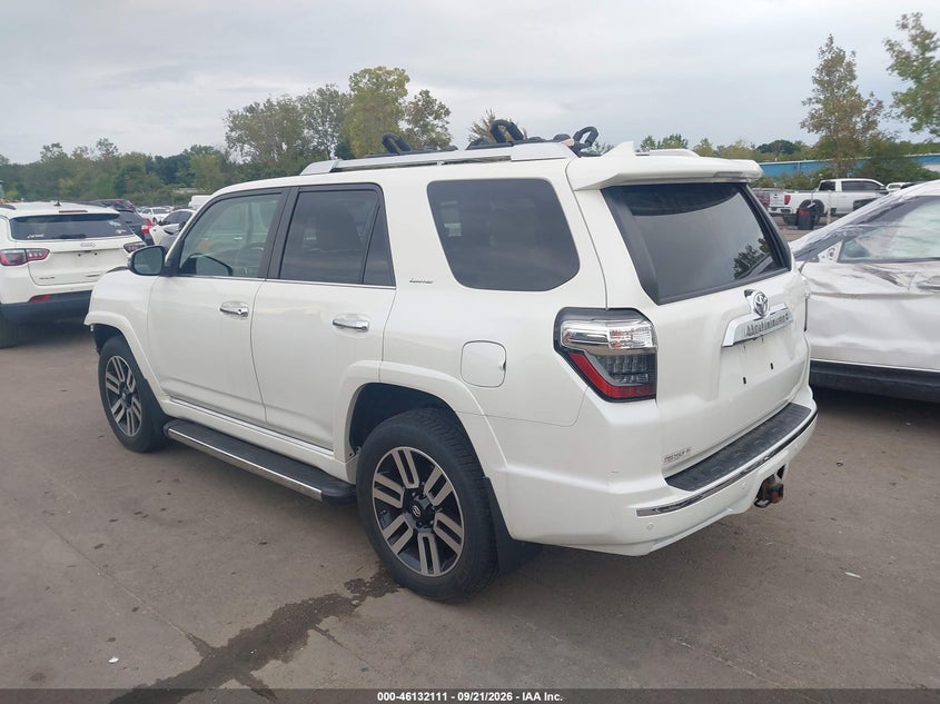 Vin: jtebu5jr1l5753725, lot: 46631844, toyota 4runner limited 20203
