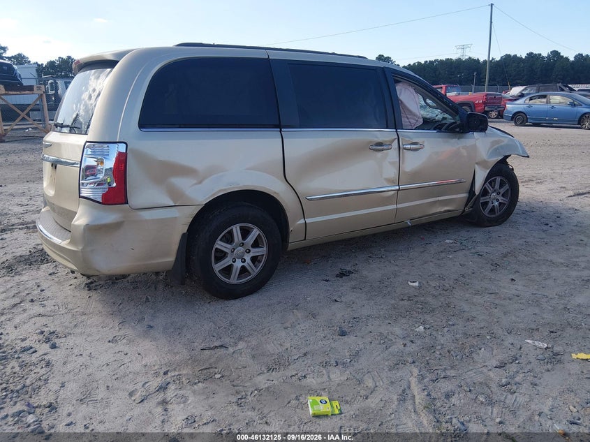 Vin: 2a4rr5dg5br771574, lot: 46631858, chrysler town & country touring 20114