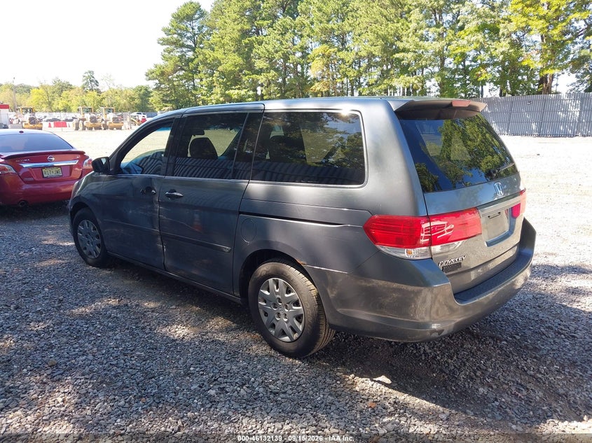 Vin: 5fnrl3h28ab079362, lot: 46631872, honda odyssey lx 20103