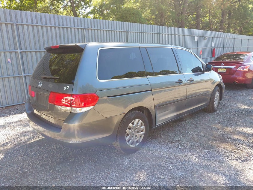 Vin: 5fnrl3h28ab079362, lot: 46631872, honda odyssey lx 20104