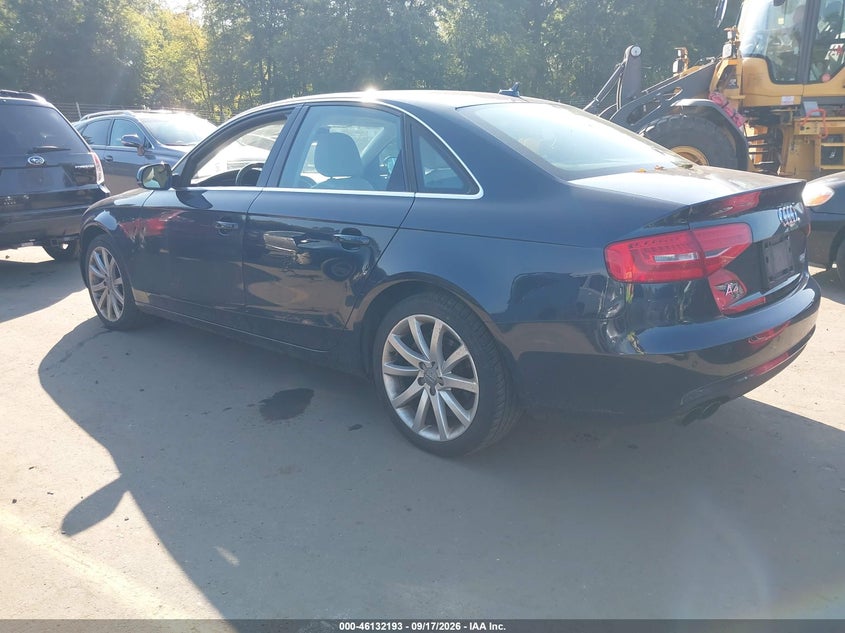Vin: wauffafl4dn031256, lot: 46631926, audi a4 2.0t premium 20133