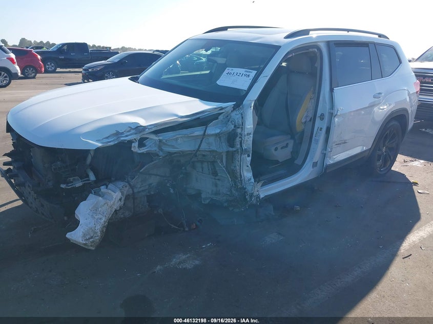 Vin: 1v2jr2ca0mc573980, lot: 46631931, volkswagen atlas 3.6l v6 se w/technology 20212
