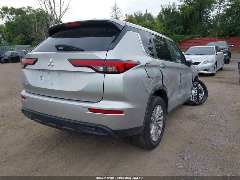 Vin: ja4j4ta83nz033747, lot: 46631934, mitsubishi outlander es 2.5 s-awc 20224