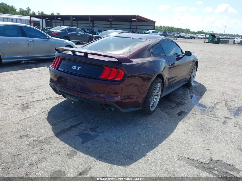 Vin: 1fa6p8cf9j5153717, lot: 46631956, ford mustang gt 20184