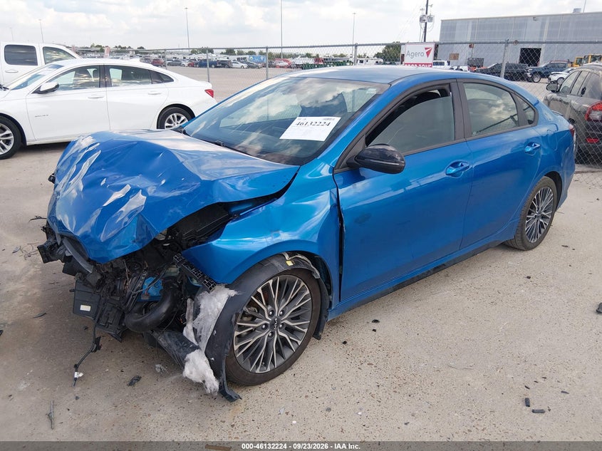 Vin: 3kpf54ad6pe653325, lot: 46631957, kia forte gt-line 20232
