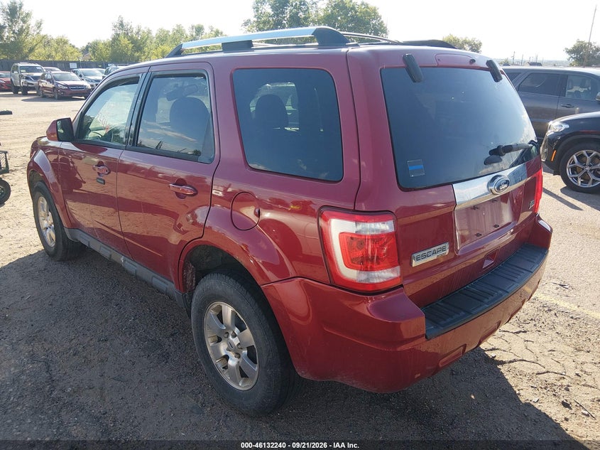 Vin: 1fmcu9eg0bkc13917, lot: 46631973, ford escape limited 20113