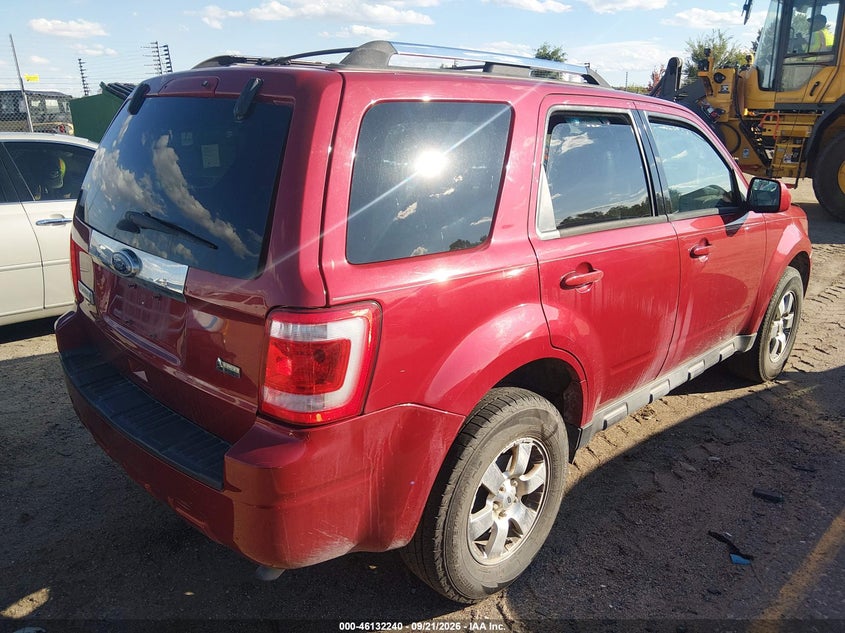 Vin: 1fmcu9eg0bkc13917, lot: 46631973, ford escape limited 20114