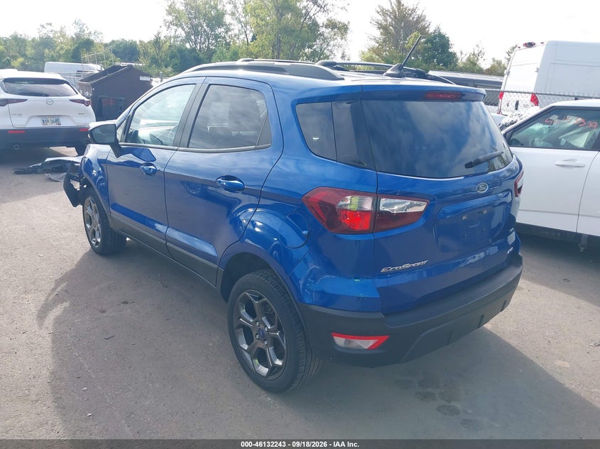 Vin: maj6p1cl0jc239992, lot: 46631976, ford ecosport ses 20183
