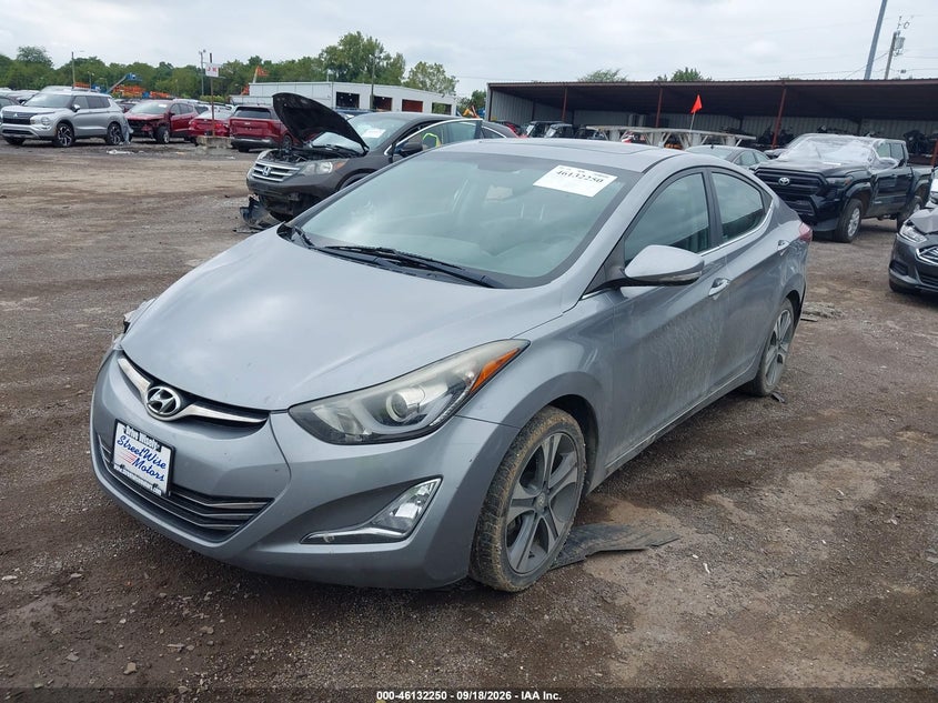 Vin: kmhdh4ah8eu154473, lot: 46631983, hyundai elantra sport 20142