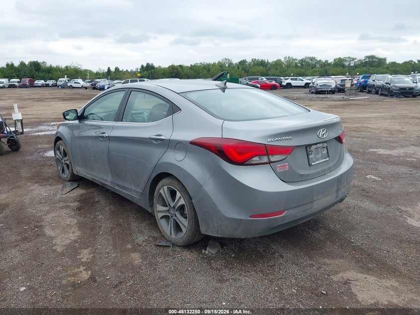 Vin: kmhdh4ah8eu154473, lot: 46631983, hyundai elantra sport 20143