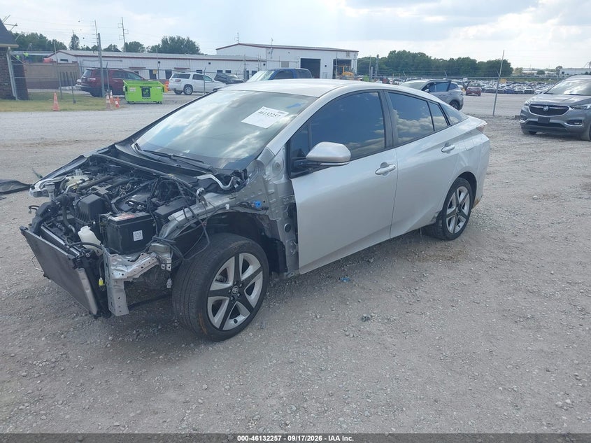 Vin: jtdkarfu3j3549504, lot: 46631990, toyota prius four touring 20182