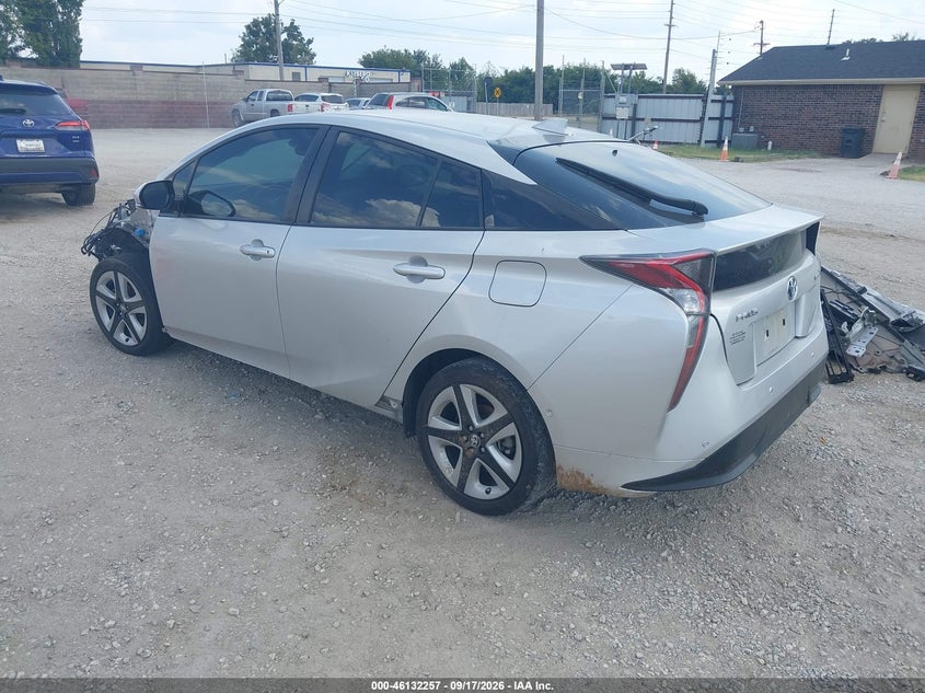 Vin: jtdkarfu3j3549504, lot: 46631990, toyota prius four touring 20183