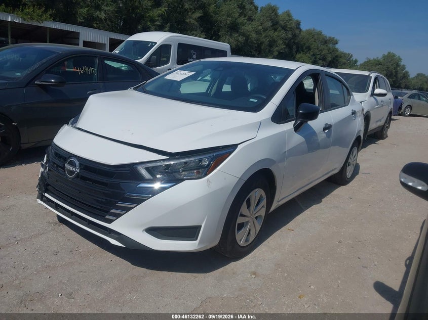 Vin: 3n1cn8dv0sl833423, lot: 46631995, nissan versa 1.6 s 20252