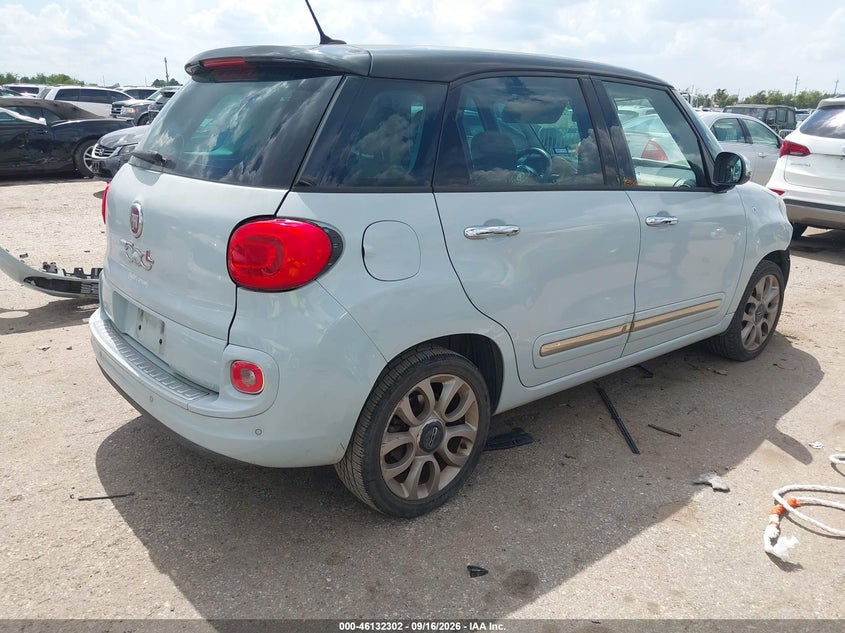 Vin: zfbcfach8fz030776, lot: 46632035, fiat 500l lounge 20154