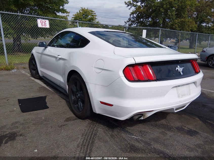 Vin: 1fa6p8am9f5394959, lot: 46632040, ford mustang v6 20153