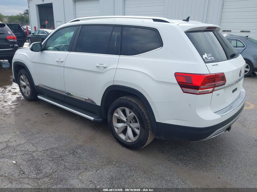 Vin: 1v2dp2ca7jc593383, lot: 46632043, volkswagen atlas 2.0t se/2.0t se w/technology 20183