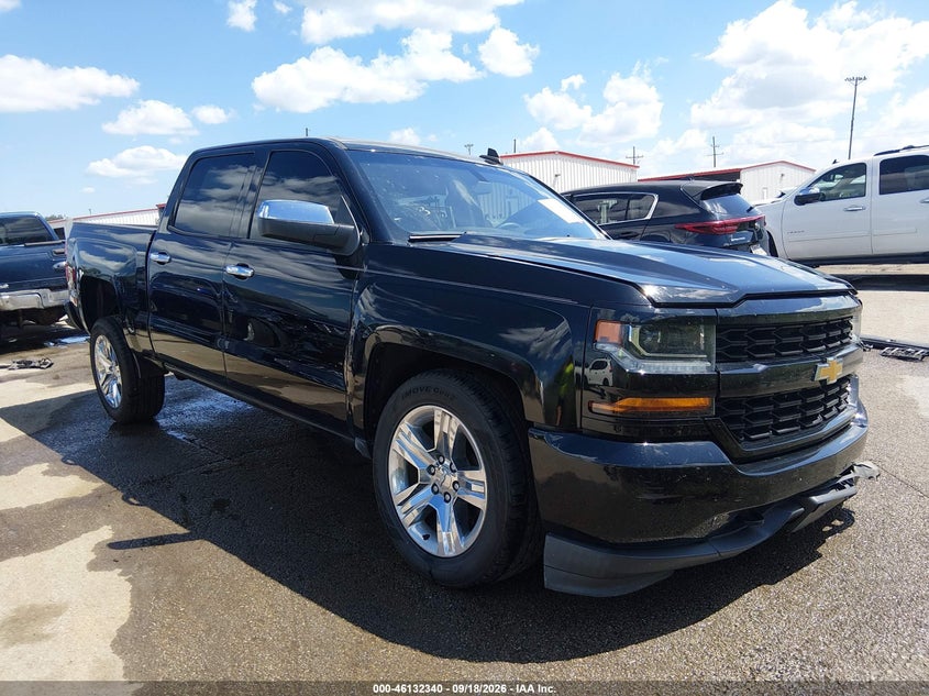 Vin: 3gcpcpec3jg281998, lot: 46632073, chevrolet silverado 1500 custom 2018 img_1
