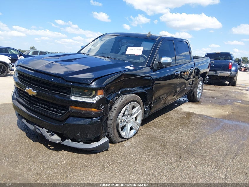Vin: 3gcpcpec3jg281998, lot: 46632073, chevrolet silverado 1500 custom 20182