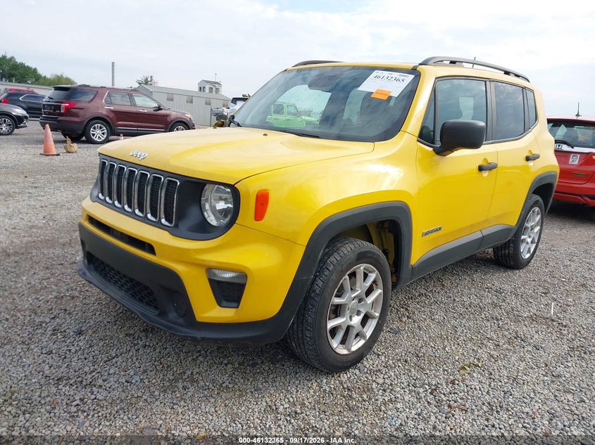 Vin: zacnjbab2kpj85760, lot: 46632098, jeep renegade sport 4x4 20192