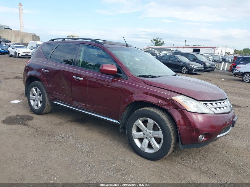 NISSAN MURANO 2006 VIN JN8AZ08W96W535180
