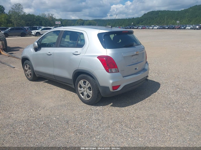 Vin: 3gncjksb2jl367661, lot: 46632117, chevrolet trax ls 20183