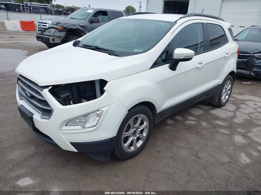 Vin: maj3s2ge7lc325287, lot: 46632119, ford ecosport se 20202