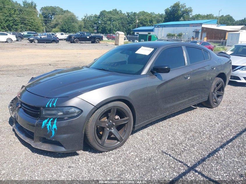 Vin: 2c3cdxhg6gh333423, lot: 46632138, dodge charger sxt 20162