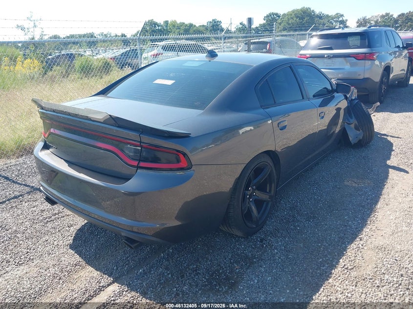 Vin: 2c3cdxhg6gh333423, lot: 46632138, dodge charger sxt 20164