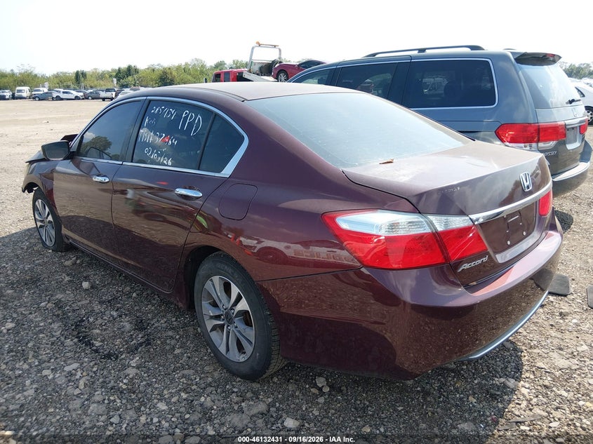 Vin: 1hgcr2f38ea156886, lot: 46632164, honda accord lx 20143