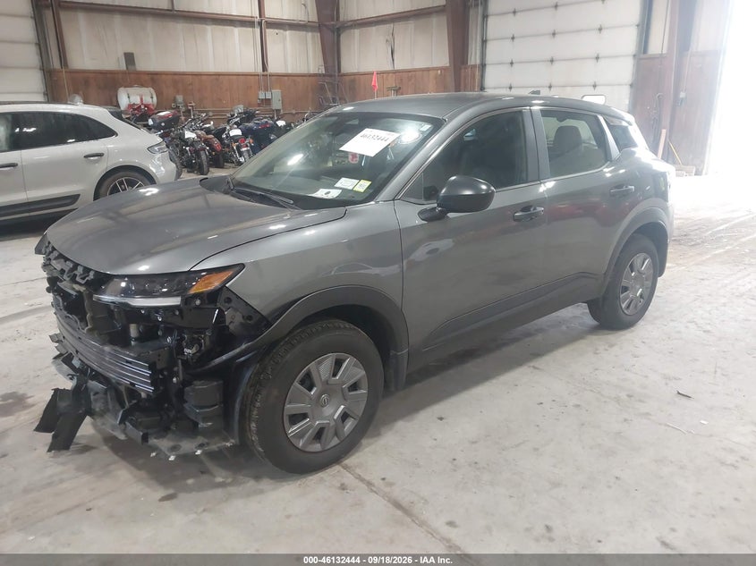 Vin: 3n8ap6ba6sl325190, lot: 46632177, nissan kicks s fwd 20252