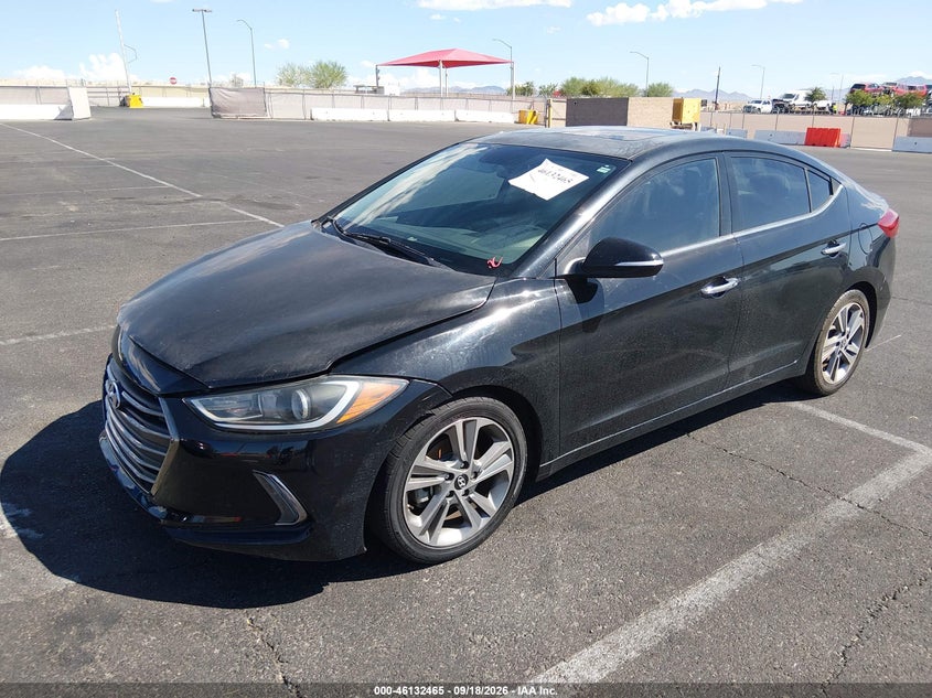 Vin: 5npd84lf5hh004142, lot: 46632198, hyundai elantra limited 20172