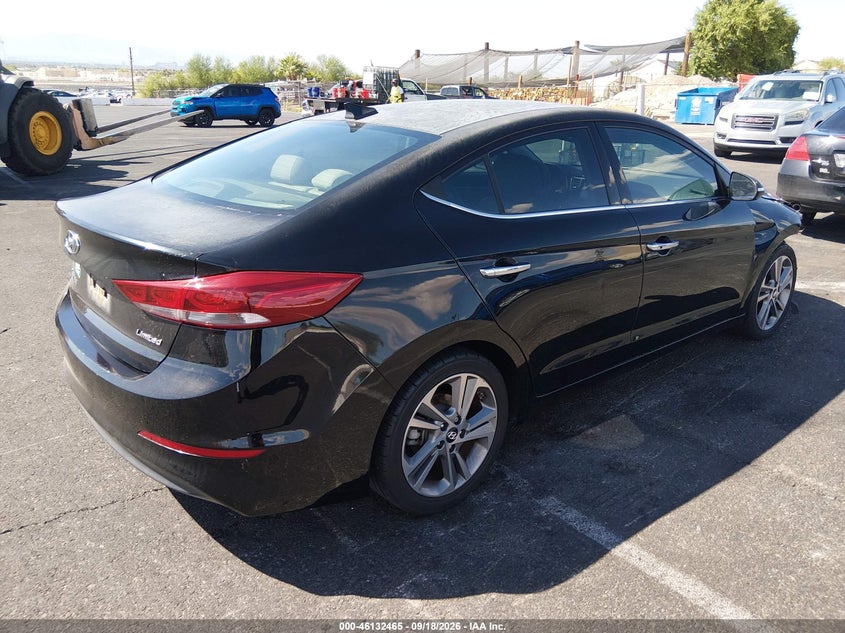 Vin: 5npd84lf5hh004142, lot: 46632198, hyundai elantra limited 20174