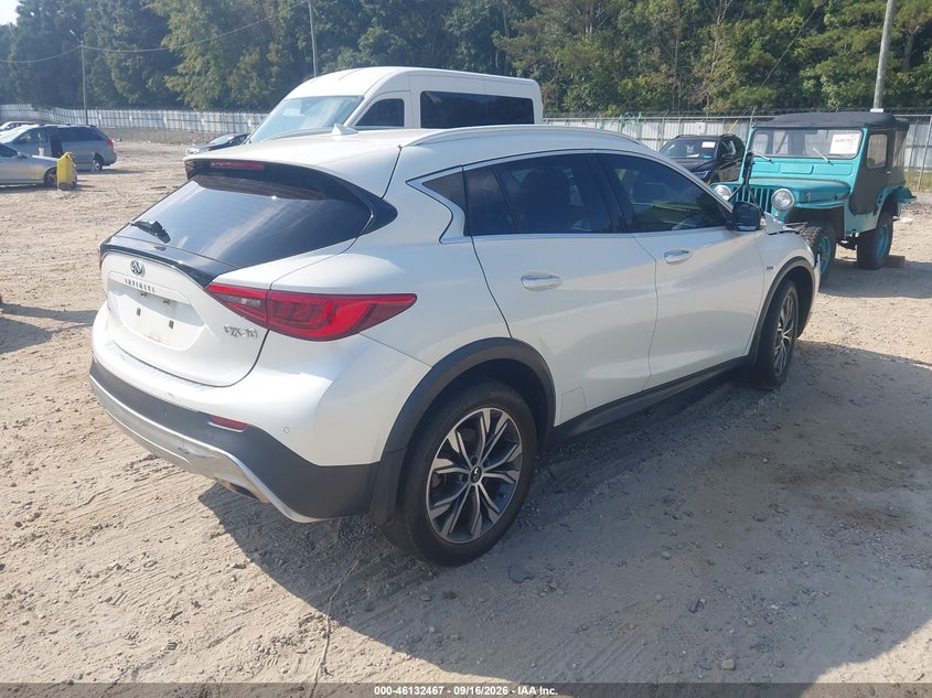Vin: sjkch5cr6ha021256, lot: 46632200, infiniti qx30 premium 20174