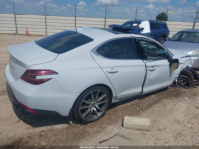 Vin: kmtg34ta2nu089167, lot: 46632208, genesis g70 2.0t rwd 20224