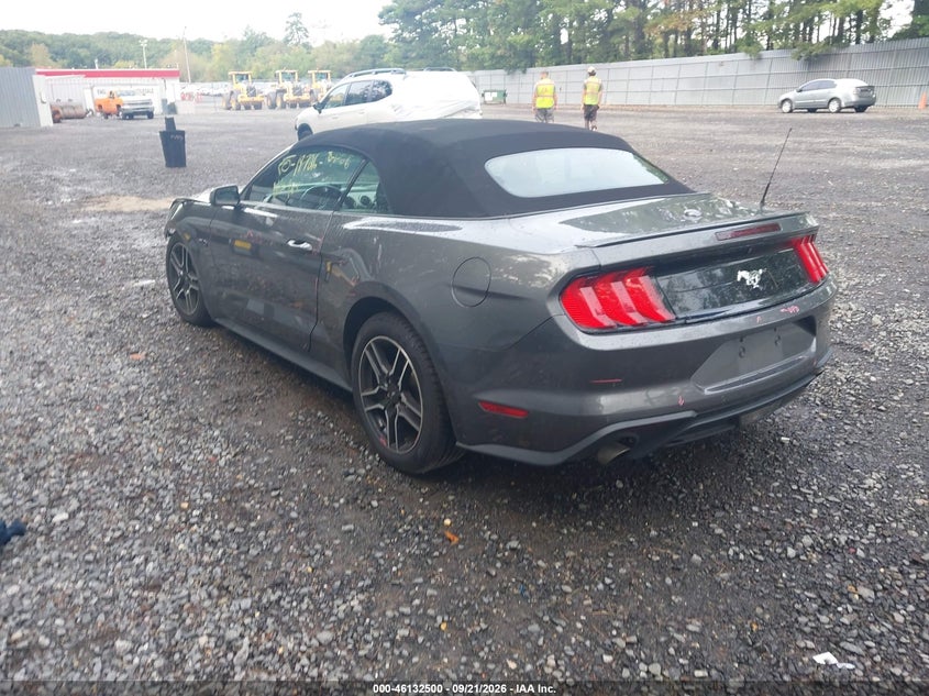 Vin: 1fatp8uh8p5102575, lot: 46632233, ford mustang ecoboost premium 20233