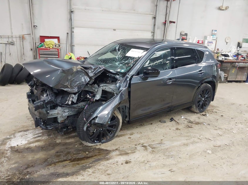 Vin: jm3kfbdy1r0392395, lot: 46632243, mazda cx-5 2.5 turbo premium 20242