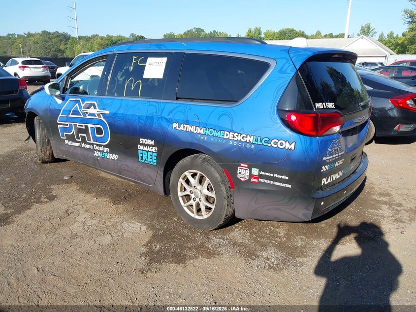 Vin: 2c4rc1fg7lr159164, lot: 46632255, chrysler pacifica touring 20203