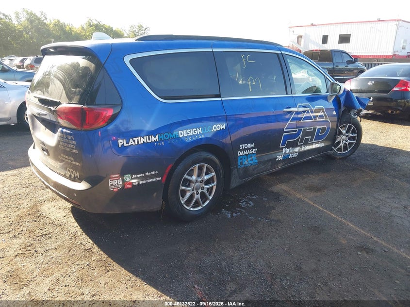 Vin: 2c4rc1fg7lr159164, lot: 46632255, chrysler pacifica touring 20204