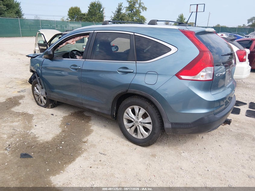 Vin: 5j6rm4h7xdl072374, lot: 46632256, honda cr-v ex-l 20133