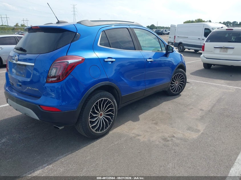 Vin: kl4cjasb5jb699074, lot: 46632317, buick encore preferred 20184