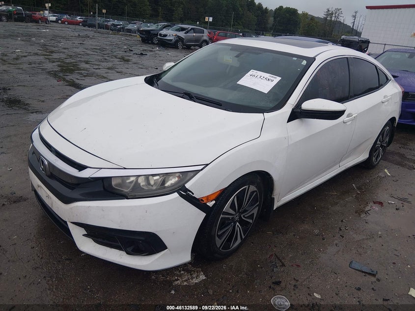 2016 Honda Civic, Вилучене, IAAI, VIN 19XFC1F33GE001511 — фото 2