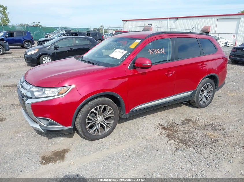 Vin: ja4az3a37gz012411, lot: 46632365, mitsubishi outlander sel 20162