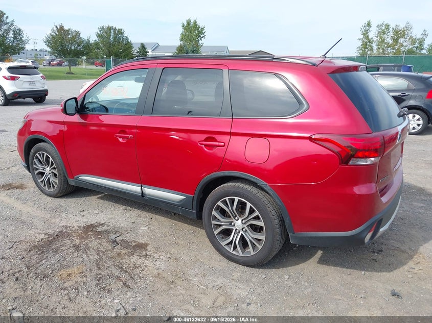 Vin: ja4az3a37gz012411, lot: 46632365, mitsubishi outlander sel 20163