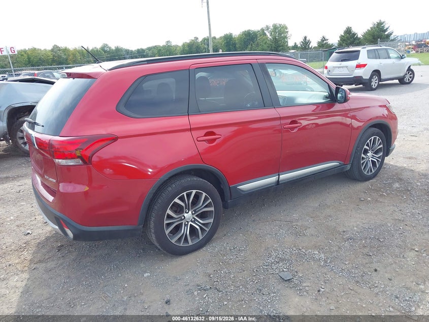 Vin: ja4az3a37gz012411, lot: 46632365, mitsubishi outlander sel 20164
