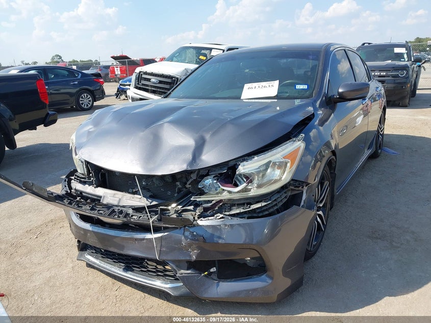 Vin: 1hgcr2f57ha031674, lot: 46632368, honda accord sport 20172